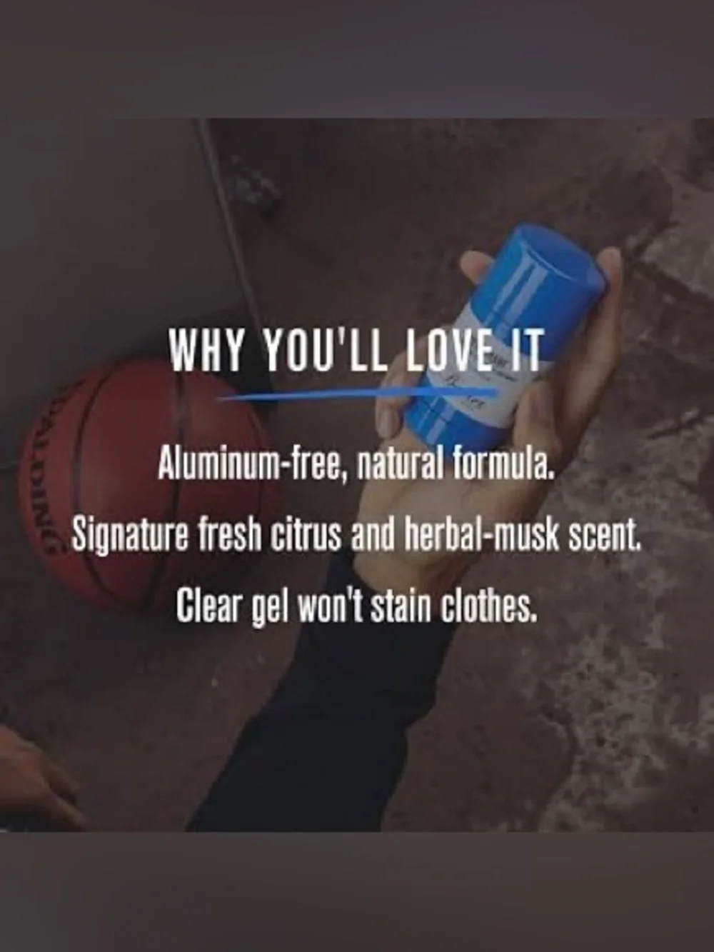Baxter of California Blue Aluminum Free Deodorant